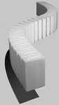 Woodland Scenics Risers Subterrain System 4IN X 2' PKG(2) ST1409. Fixed Price $16.98.