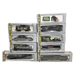 Ahm Ho Scale Army Military Train Engine Canon Freight Tank Light Caboose 9PCS. Fixed Price $249.99.