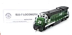Ho Bachmann Burlington Northern B23/B30-7 Diesel Locomotive #5491 Bn 11112. Fixed Price $80.00.
