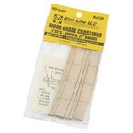 Blair Line 128 Ho 2-LANE 23"-25" Curved Laser-cut Wood Grade Crossing (set Of 2). Fixed Price $5.69.