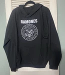 Vintage Punk Rock Ramones Hoodie Sweatshirt 1234 Clothing Hey Let Go Xl. Fixed Price $45.00.