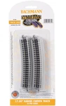 Bachmann Ez-track 17.50" Radius Curved Scale 6 Pieces 44855. Fixed Price $16.12.
