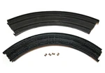2PC 1972 Aurora Afx Banked 1/4 12" Curves 2545 Bad Tab W/ Repair Clips Very Rare. Fixed Price $29.99.