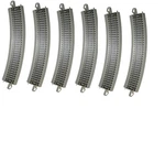 Bachmann 44580 Ho Scale E-z Train Track Silver/gray 18" Radius Curved 12 Pcs. Fixed Price $29.99.