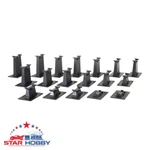 Bachmann 44595 18-PIECE Graduated Pier Set (ho Scale). Fixed Price $35.00.