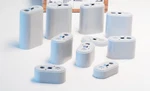 8978 Rklin Z-scale Set Of 10 Bridge Columns Different Sizes, Gauge (1:220). Fixed Price $17.00.