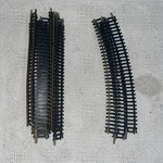 Vtg Ahm 10 - 2540 Straight 2560 Curved Ho Train Tracks Austria Lot Of 13. Fixed Price $16.04.
