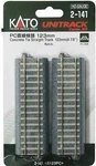 Kato 2-141 Unitrack 4-7/8" Concrete Tie Straight (4PCS) Ho Scale New. Fixed Price $18.60.