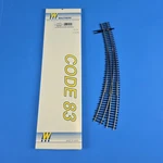 Walthers Code 83 #6.5 Right Hand Curved Turnout- 20 Inner & 24 Outer Ho Scale. Fixed Price $75.99.