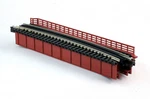 Kato 20-470 N Scale Curved Deck Girder Bridge, Red 481MM (19") Radius 15?. Fixed Price $14.69.