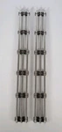 K-line 18" O/O27 Gauge Metal Tubular Straight Track 3 Rail Brown Ties. Fixed Price $27.77.