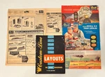 Railroad Atlas Layouts Ho Scale Custom-line 1957 + Revell Train Ads 1958 1959. Fixed Price $6.95.