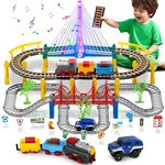 Electric Train Set For Kids Ages 4-8 With Tracks & Car Light.... Fixed Price $50.73.
