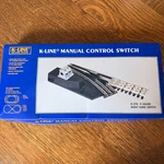 K-line K-374 Gauge Right Hand Manual Control Switch Train Track Non-derailing. Fixed Price $29.99.