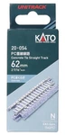 Kato 20-054 Gauge Straight Track 62MM S62PC Set Of New. Fixed Price $41.84.