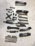 Atlas Ho Scale Model Railroad Track -straight Curve Switch Crossing Trestle 80PC. Fixed Price $27.00.