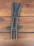 Ross 125M O72 Right Hand Switch Turnout. Fixed Price $35.00.