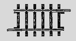 Marklin Ho K-track Straight 1-3/4IN 4.4CM 2202. Fixed Price $6.98.