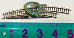 : Z Scale Marklin Mini-club 8567 Curved Right Turnout Track. Fixed Price $37.00.