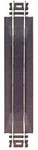 Atlas 844 Ho Rerailer Nickel Rail, Black Ties. Fixed Price $14.99.